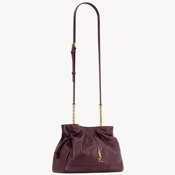 Saint Laurent JAMIE shoulder pouch in lambskin designed in Paris