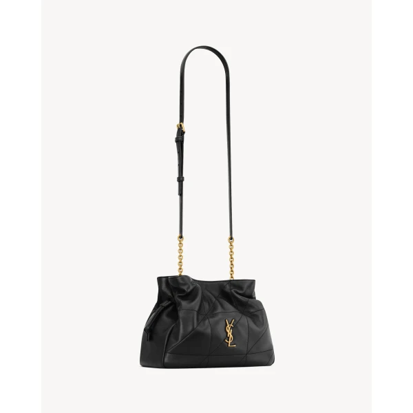 Saint Laurent JAMIE shoulder pouch in lambskin, view 5