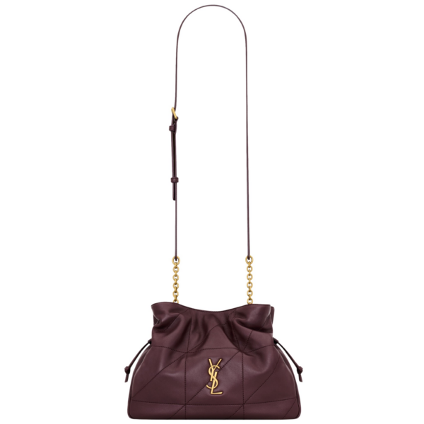 Saint Laurent JAMIE shoulder pouch in lambskin designed in Paris