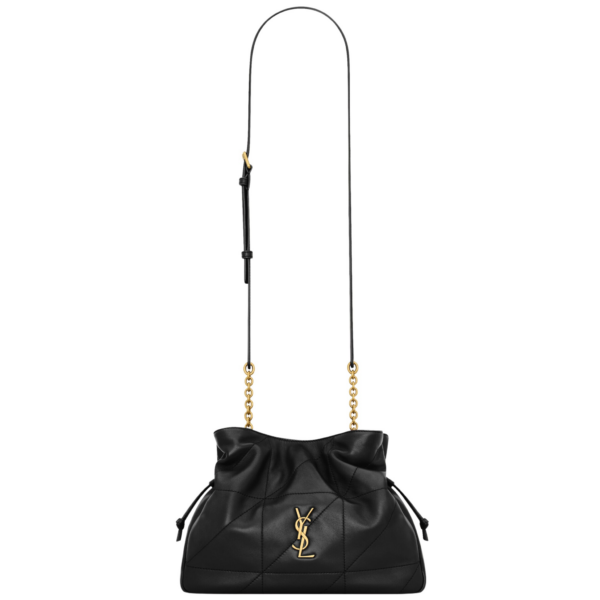 Saint Laurent JAMIE shoulder pouch in lambskin designed in Paris