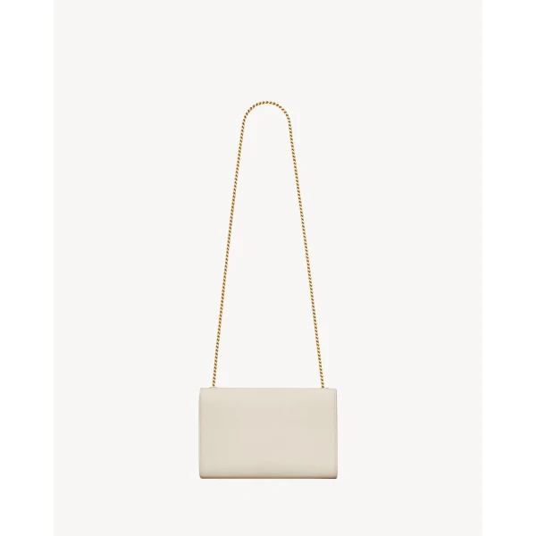 Saint Laurent KATE MEDIUM IN GRAIN DE POUDRE EMBOSSED LEATHER, view 3