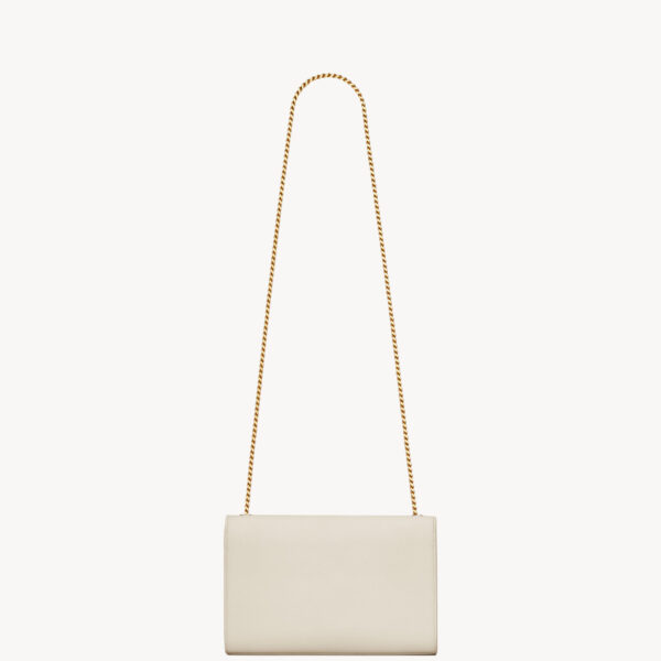 Saint Laurent KATE MEDIUM IN GRAIN DE POUDRE EMBOSSED LEATHER designed in Paris