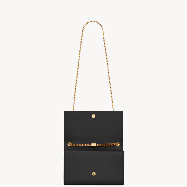 Saint Laurent KATE MEDIUM IN GRAIN DE POUDRE EMBOSSED LEATHER designed in Paris