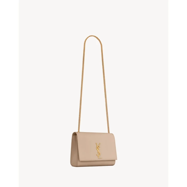 Saint Laurent KATE MEDIUM IN GRAIN DE POUDRE EMBOSSED LEATHER, view 6