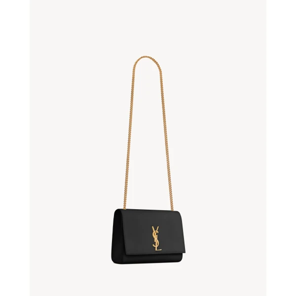 Saint Laurent KATE MEDIUM IN GRAIN DE POUDRE EMBOSSED LEATHER, view 6
