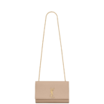 Saint Laurent KATE MEDIUM IN GRAIN DE POUDRE EMBOSSED LEATHER designed in Paris