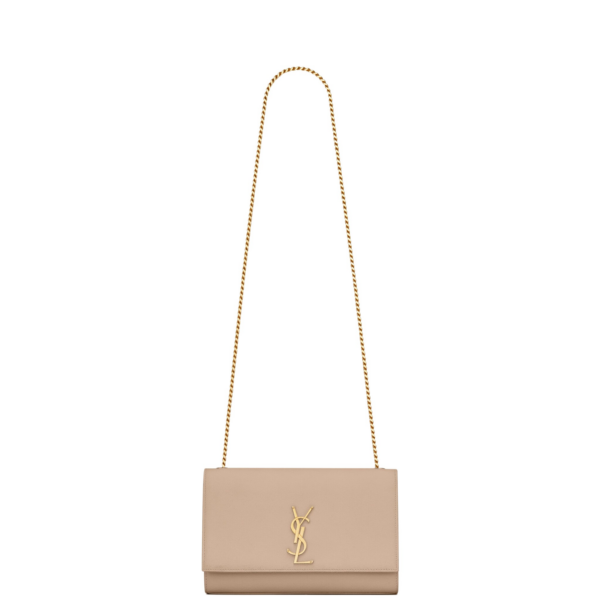 Saint Laurent KATE MEDIUM IN GRAIN DE POUDRE EMBOSSED LEATHER designed in Paris