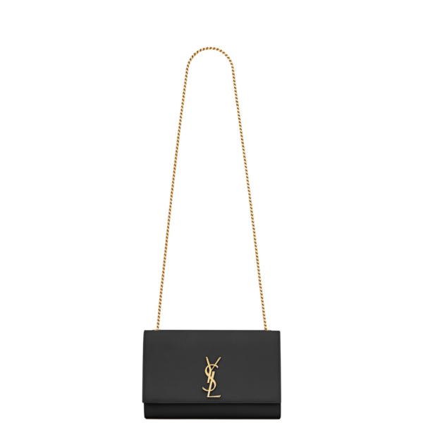 Saint Laurent KATE MEDIUM IN GRAIN DE POUDRE EMBOSSED LEATHER designed in Paris