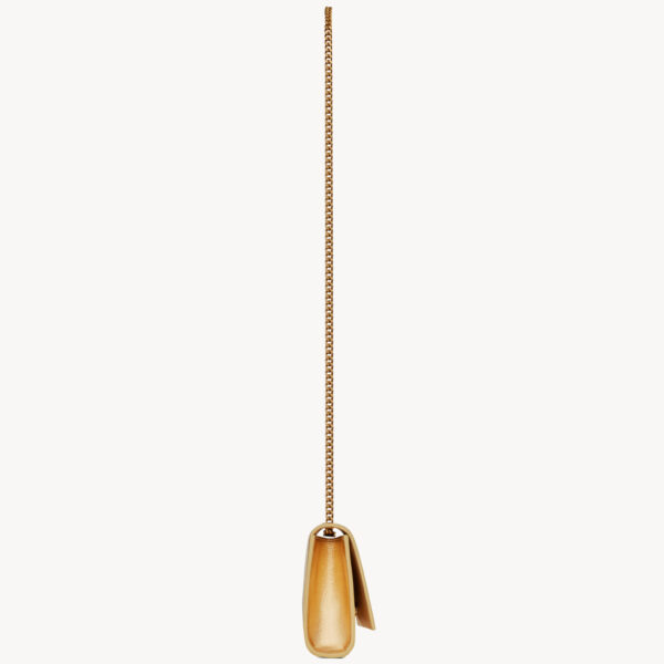 Saint Laurent KATE SMALL IN METALLIC LEATHER designed in Paris