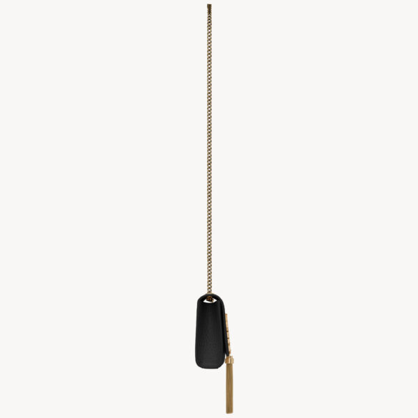 Saint Laurent KATE SMALL TASSEL IN CROCODILE-EMBOSSED LEATHER designed in Paris