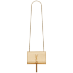 Saint Laurent KATE SMALL TASSEL IN METALLIC LEATHER designed in Paris
