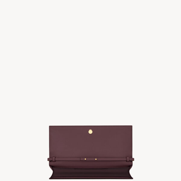 Saint Laurent KATE clutch in grain de poudre leather designed in Paris