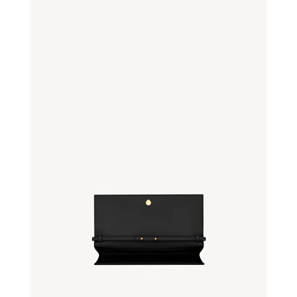 Saint Laurent KATE clutch in grain de poudre leather, view 5