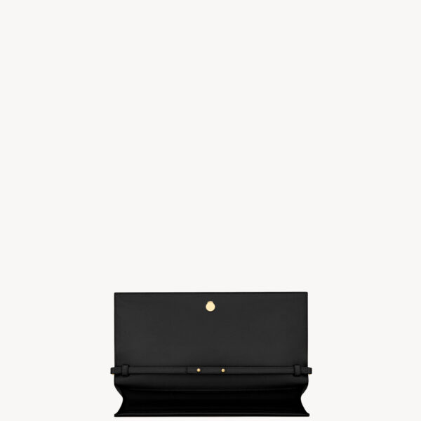 Saint Laurent KATE clutch in grain de poudre leather designed in Paris