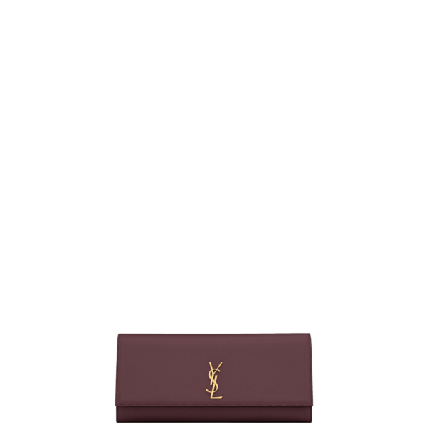 Saint Laurent KATE clutch in grain de poudre leather designed in Paris