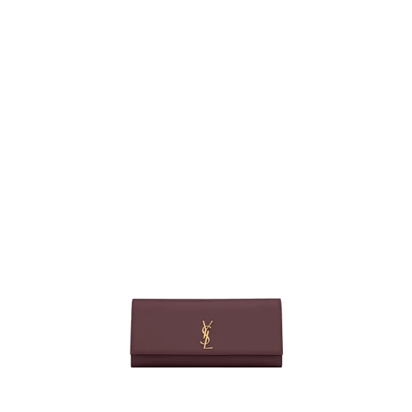 Saint Laurent KATE clutch in grain de poudre leather designed in Paris