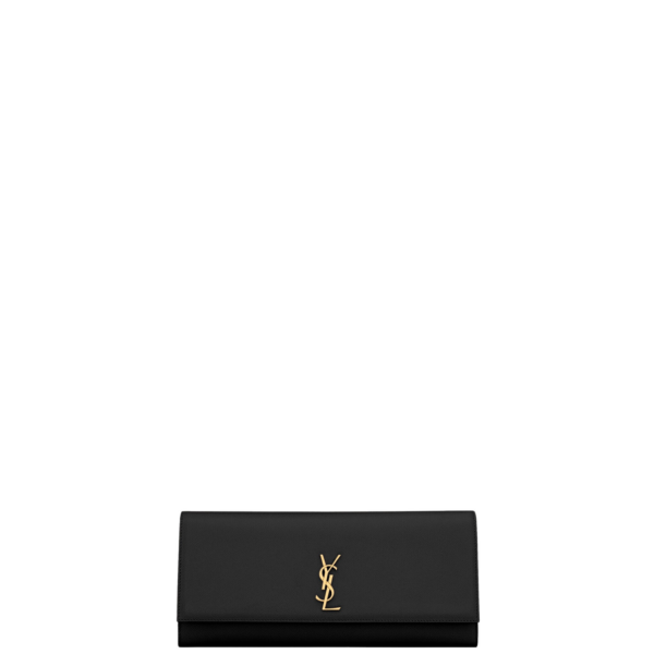 Saint Laurent KATE clutch in grain de poudre leather designed in Paris