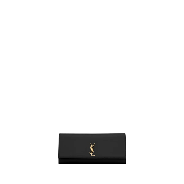 Saint Laurent KATE clutch in grain de poudre leather designed in Paris