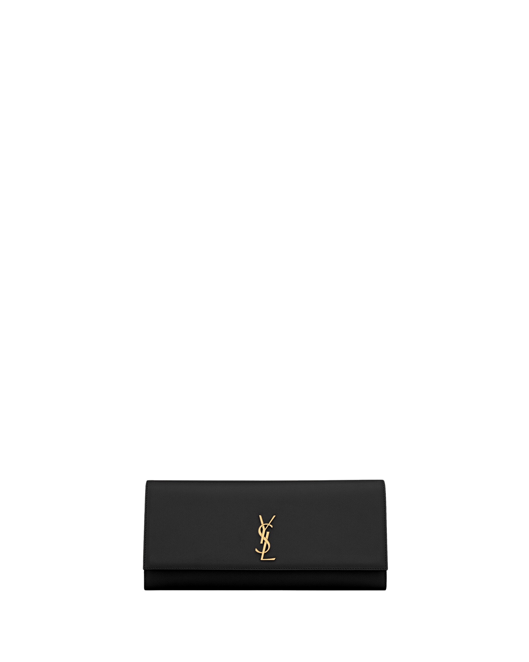 Saint Laurent KATE clutch in grain de poudre leather