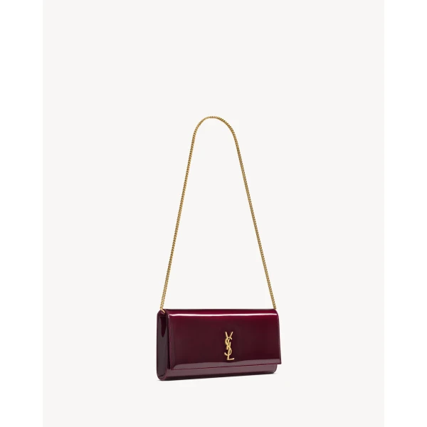 Saint Laurent KATE clutch in patent leather, view 6