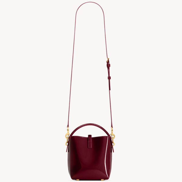 Saint Laurent LE 37 mini in patent leather designed in Paris