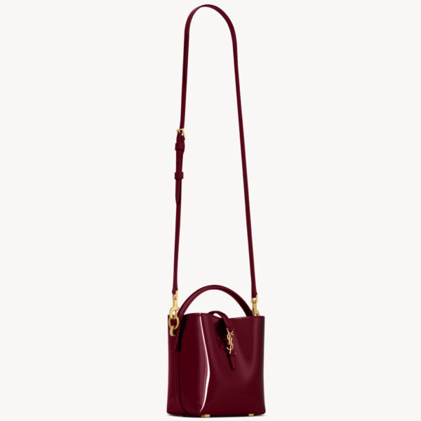 Saint Laurent LE 37 mini in patent leather designed in Paris