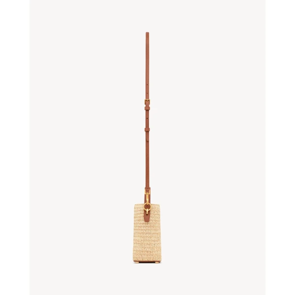 Saint Laurent LE 37 mini in raffia, view 4