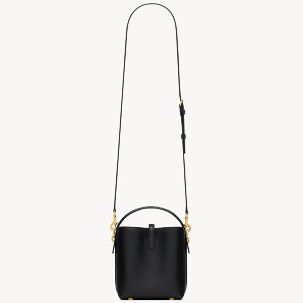 Saint Laurent LE 37 mini in shiny leather designed in Paris