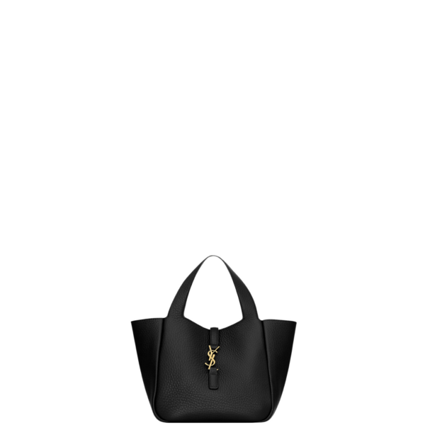 Saint Laurent LE 5 À 7 BABY BEA in grained leather designed in Paris