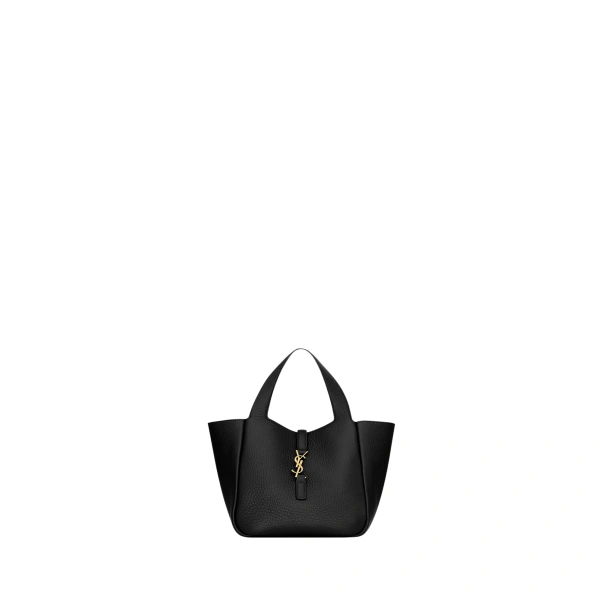 Le 5 à 7 Baby Bea in Black Grained Leather