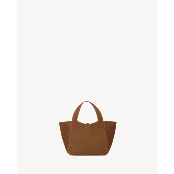 Saint Laurent LE 5 À 7 BABY BEA in suede, view 5