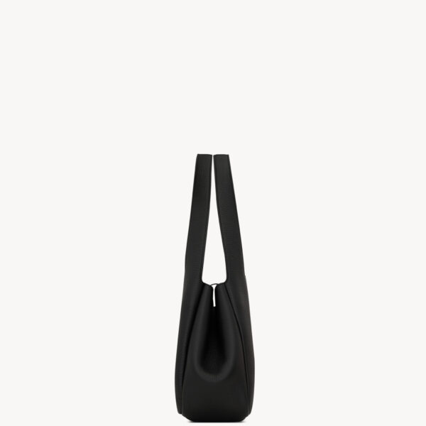 Saint Laurent LE 5 À 7 SMALL BEA in grained leather designed in Paris