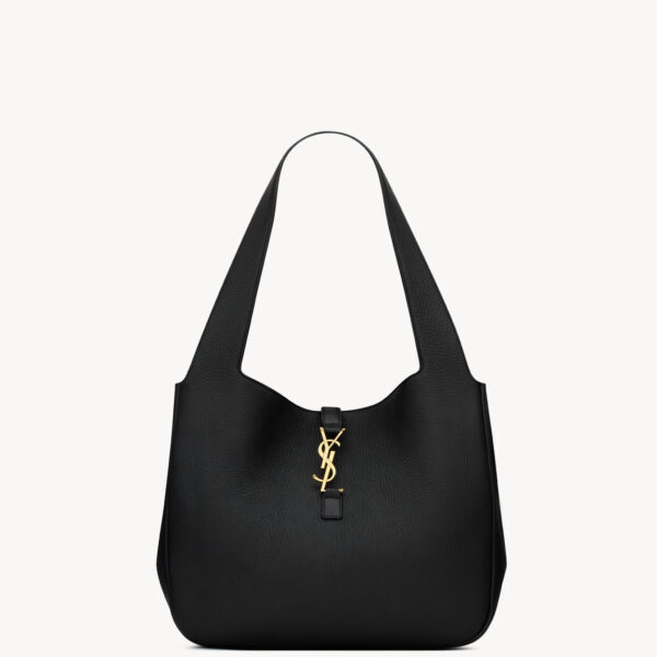 Saint Laurent LE 5 À 7 bea in grained leather designed in Paris