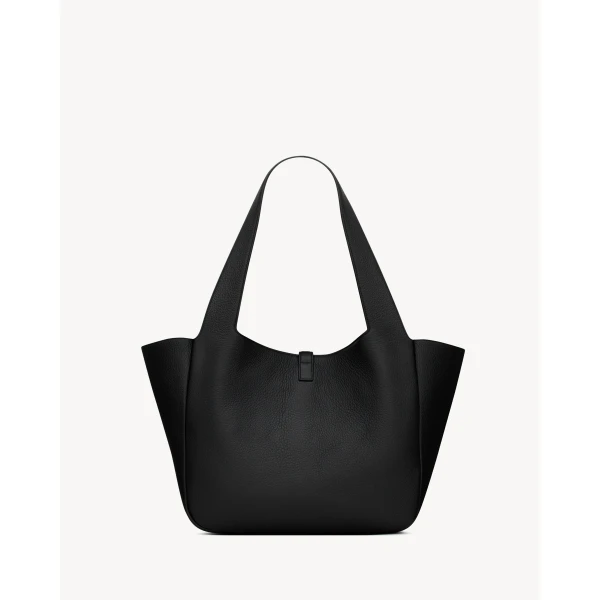 Saint Laurent LE 5 À 7 bea in grained leather, view 4