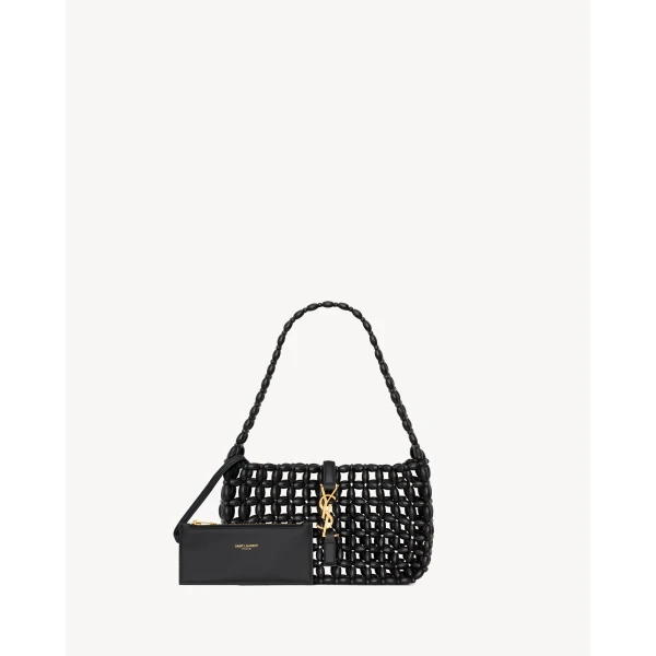 Saint Laurent LE 5 À 7 in wood beads, view 2