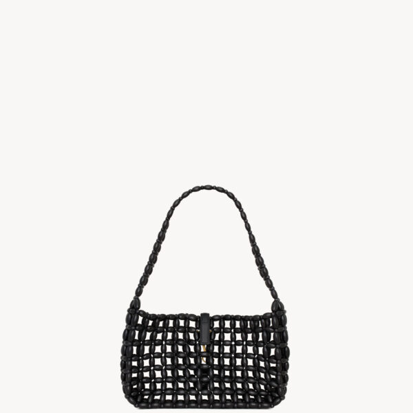 Saint Laurent LE 5 À 7 in wood beads designed in Paris
