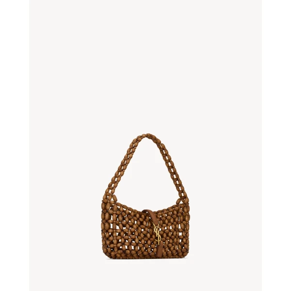Saint Laurent LE 5 À 7 in wood beads, view 5