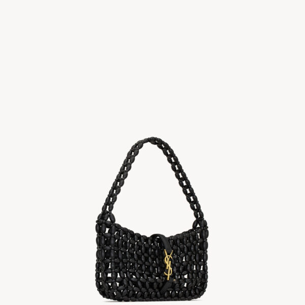 Saint Laurent LE 5 À 7 in wood beads designed in Paris