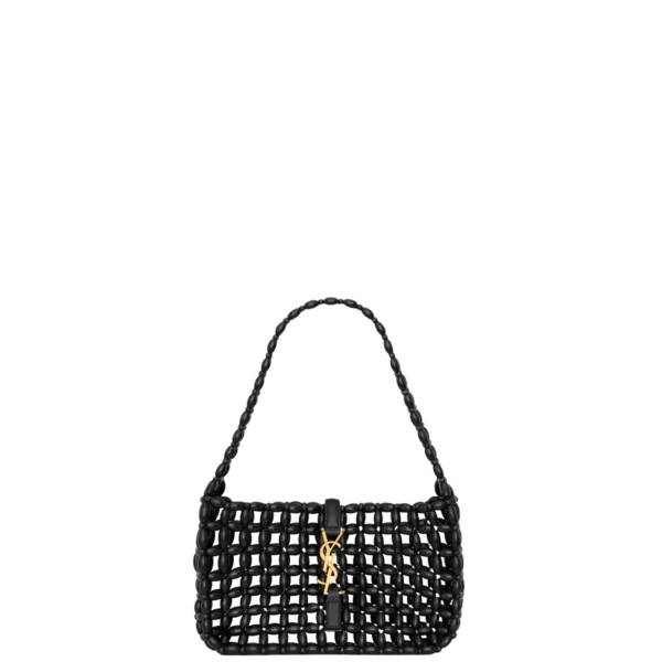Saint Laurent LE 5 À 7 in wood beads designed in Paris