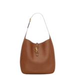 Saint Laurent LE 5 À 7 supple LARGE in grained leather designed in Paris