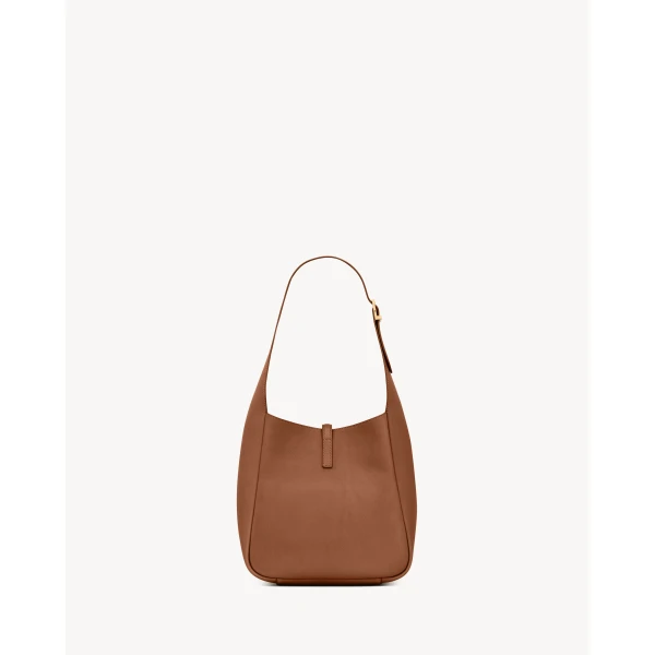 Saint Laurent LE 5 À 7 supple SMALL IN GRAINED LEATHER, view 3