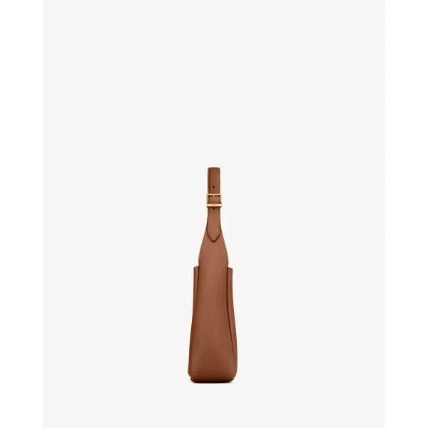 Saint Laurent LE 5 À 7 supple SMALL IN GRAINED LEATHER, view 4