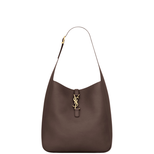 Saint Laurent LE 5 À 7 supple large in grained leather designed in Paris