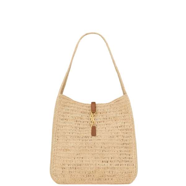 Saint Laurent LE 5 À 7 supple large in raffia designed in Paris