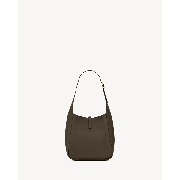 Saint Laurent LE 5 À 7 supple small IN GRAINED LEATHER, view 3
