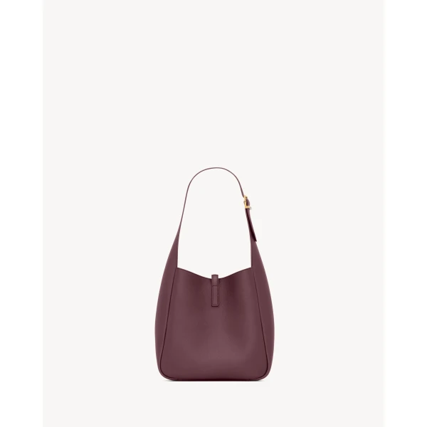 Saint Laurent LE 5 À 7 supple small IN GRAINED LEATHER, view 3