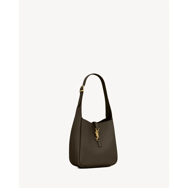 Saint Laurent LE 5 À 7 supple small IN GRAINED LEATHER, view 5