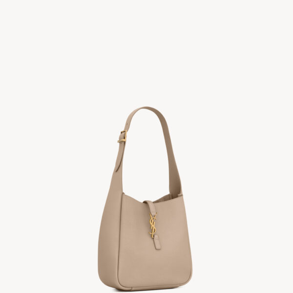 Saint Laurent LE 5 À 7 supple small IN GRAINED LEATHER designed in Paris