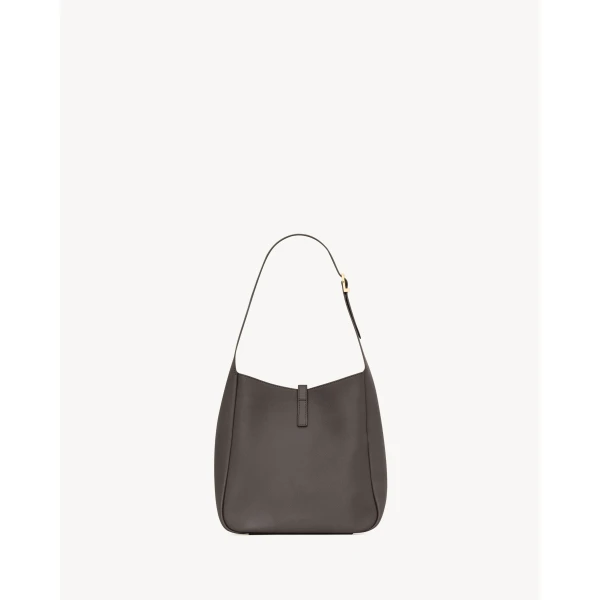 Saint Laurent LE 5 À 7 supple small in grained leather, view 4