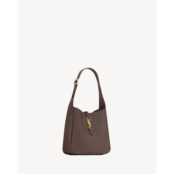 Saint Laurent LE 5 À 7 supple small in grained leather, view 6